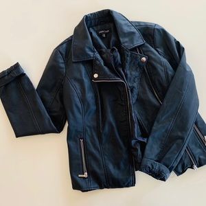 Women’s size Small faux leather jacket